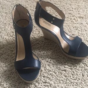 Michael Kors Blue wedges
